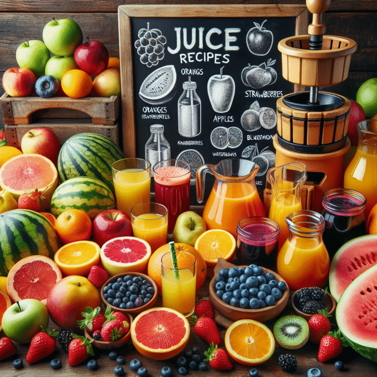 easy homemade juice recipes for beginners