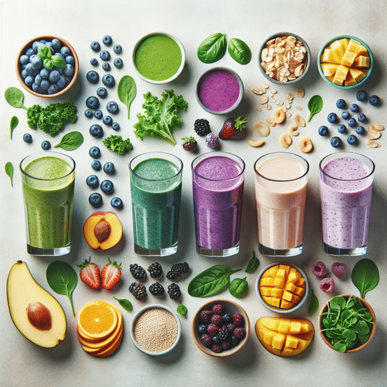protein-packed breakfast smoothies