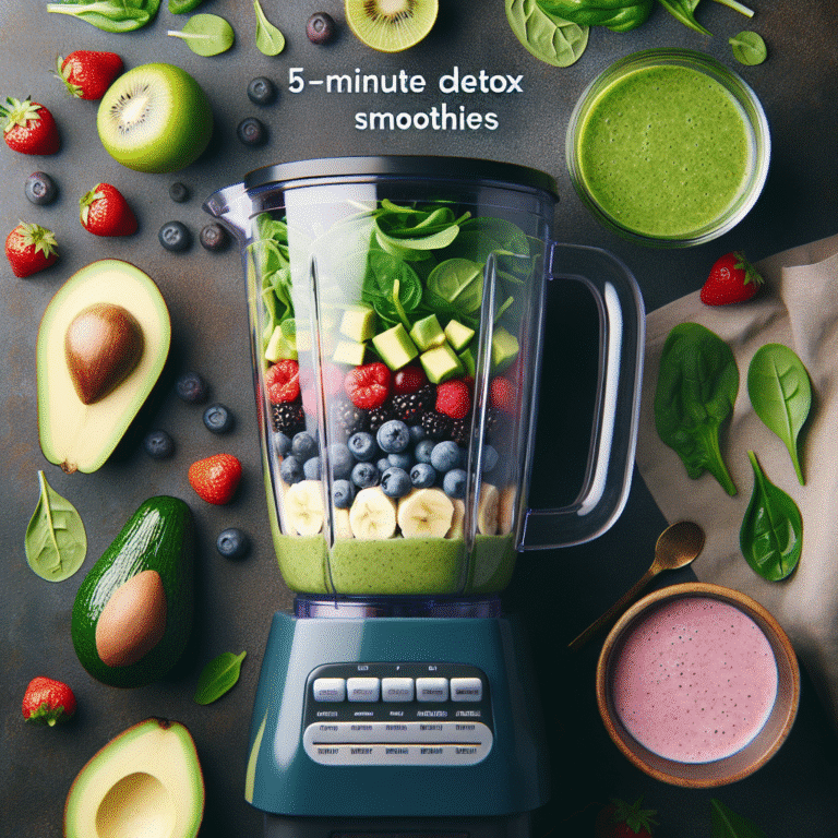 easy 5-minute detox smoothie recipes