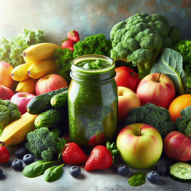 fruit and vegetable detox smoothie recipes