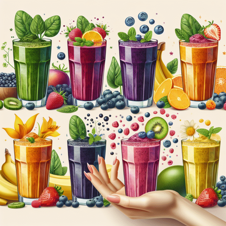 h homemade detox smoothies for glowing skin